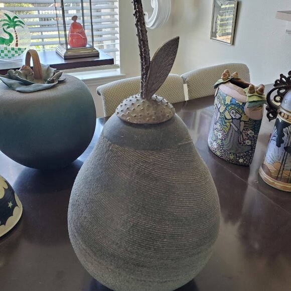 Pear Sculpture by Local Artist at Great Gulf Coast Arts Festival - Picture 2 of 3